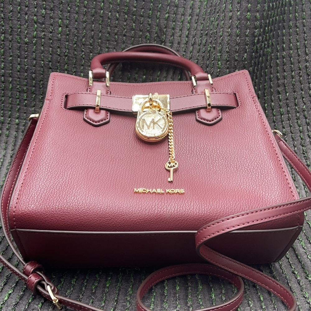 Michael Kors Hamilton Small Satchel Shoulder Crossbody Bag - Picture 11 of 16